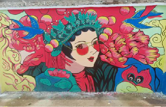 会昌墙体彩绘-网红墙