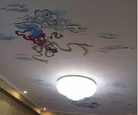 会昌如何快速绘制天花板上的手绘墙？