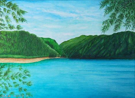 会昌在墙绘中，如何绘画绿水青山？