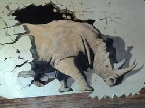 会昌在墙绘中，如何绘制3D效果？